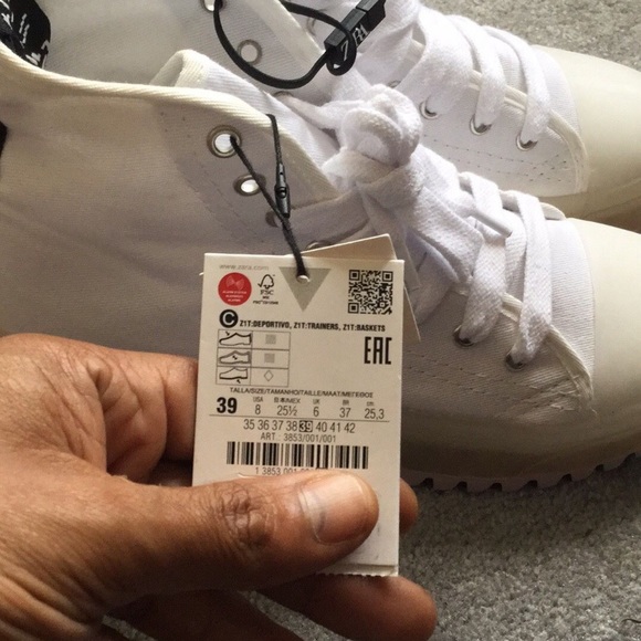 White Zara big soul sneakers - Picture 5 of 6